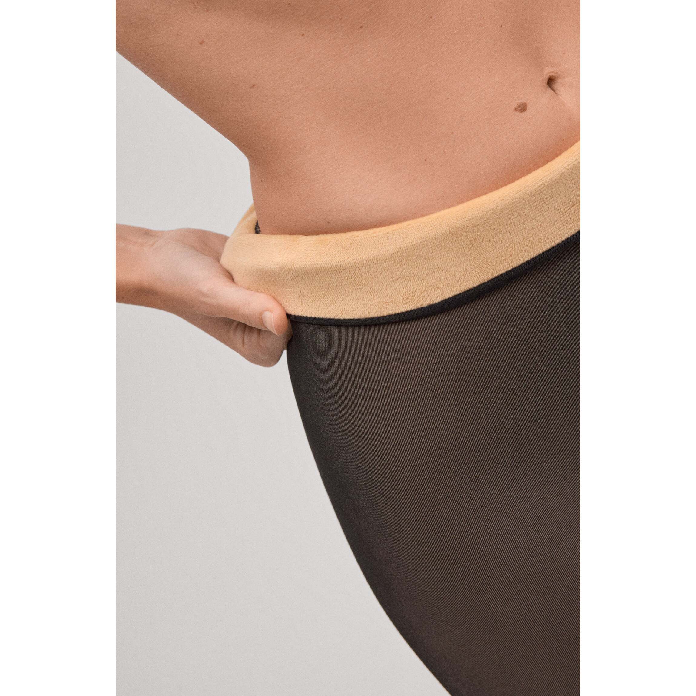 Collant termico con effetto stampa geometrica, 160 denari