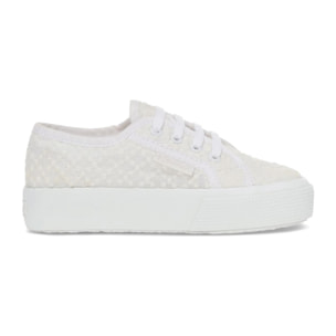 Superga Zapatos de mujer Cuña Chica 2730 KIDS MACRAME RHOMBUS