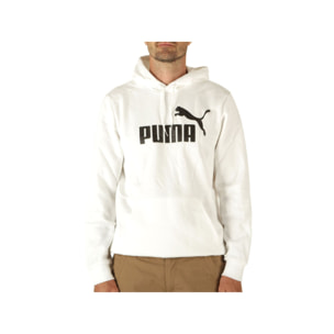 Felpe Puma ESS Big Logo Hoodie FL Bianco