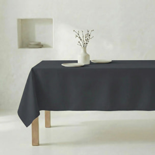 Nappe antitache au toucher tissu imperméable GREY NIGHT