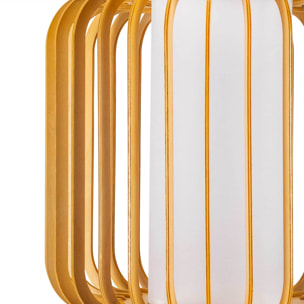 Forlight Viva Pie de Salón en negro y madera clara para bombilla E27