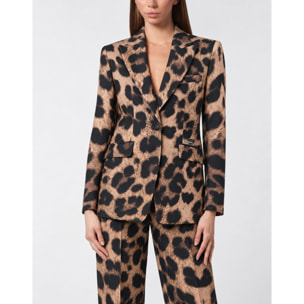 PHILIPP PLEIN Blazer LEOPARD