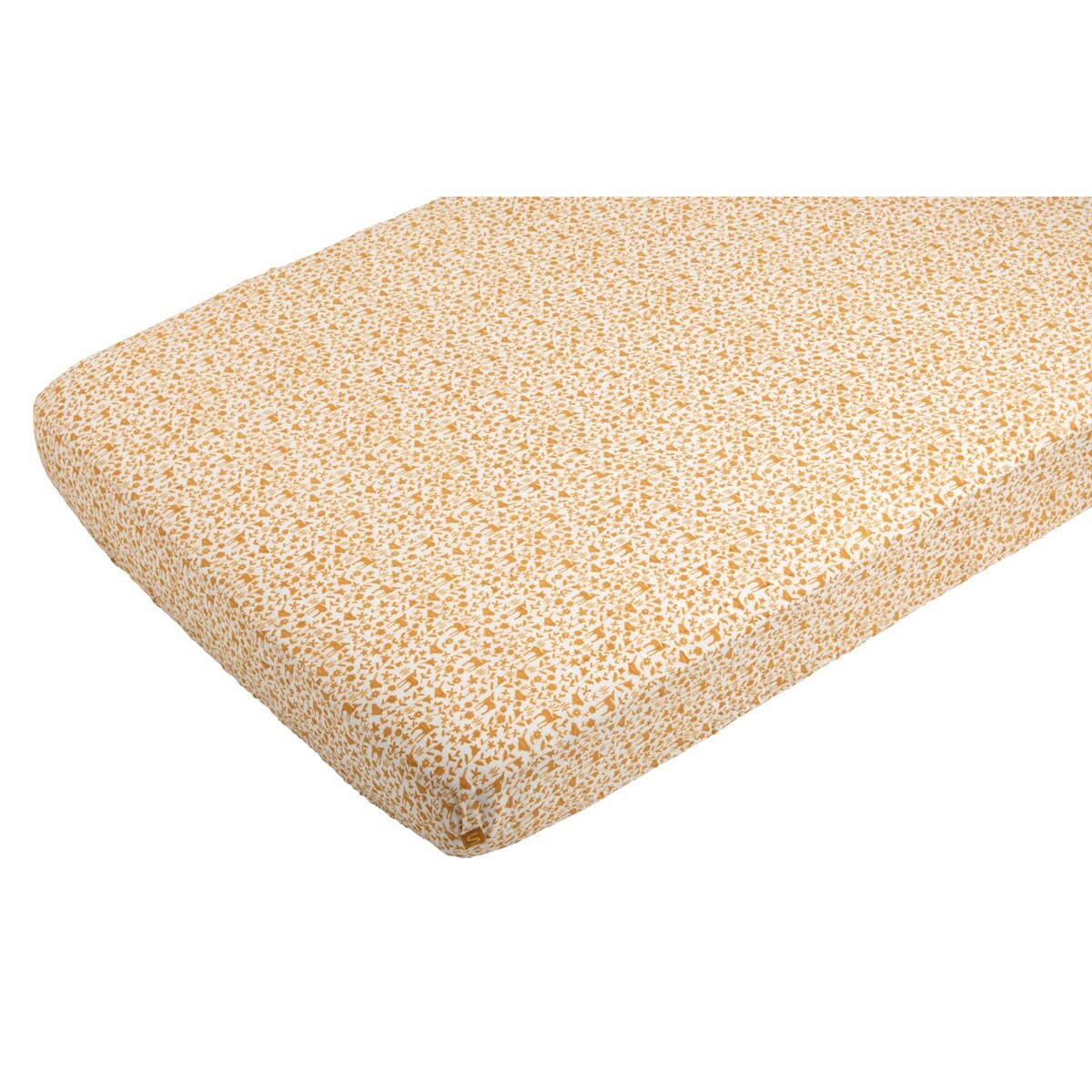 Lot de 2 draps housse bébé en coton bio blanc