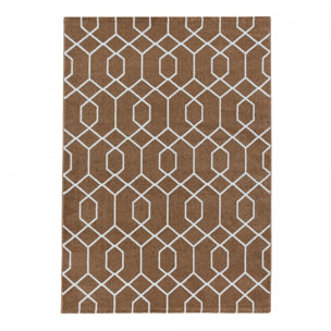 Tapis salon et chambre tissé motif scandinave FURA