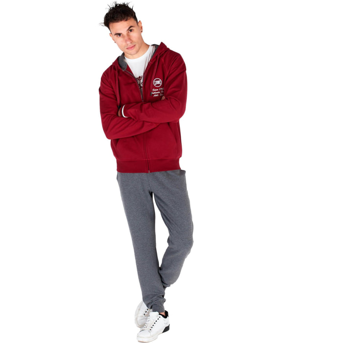 Tuta uomo con cappuccio e zip Athletic Stuff