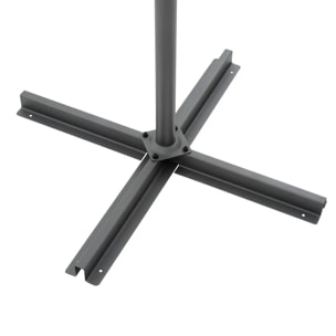 Parasol déporté rond "Manoa" Ambre 3m en aluminium acier et polyester