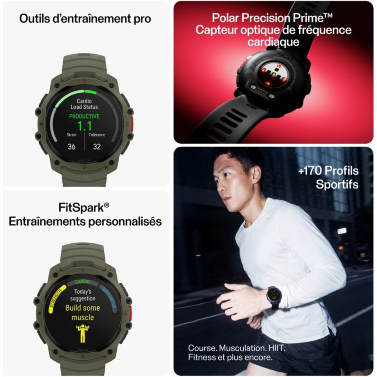 Montre sport POLAR Street X2 Verte