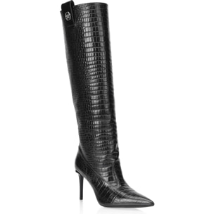 PHILIPP PLEIN Cocco Print High Boots 9
