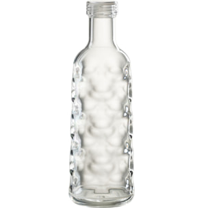 J-Line bouteille Martelée - boite cadeau - plastique - transparent