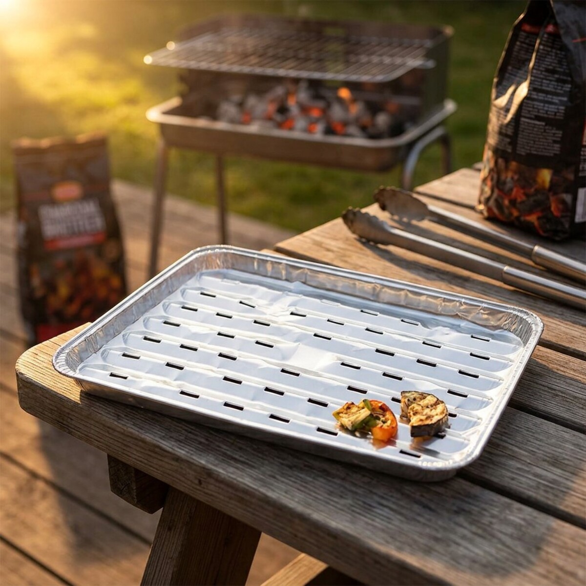 Lot de 5 barquettes en aluminium 34 x 23 cm Fackelmann