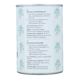 Kit de cultivo aromáticas Hierbabuena Planeta Huerto