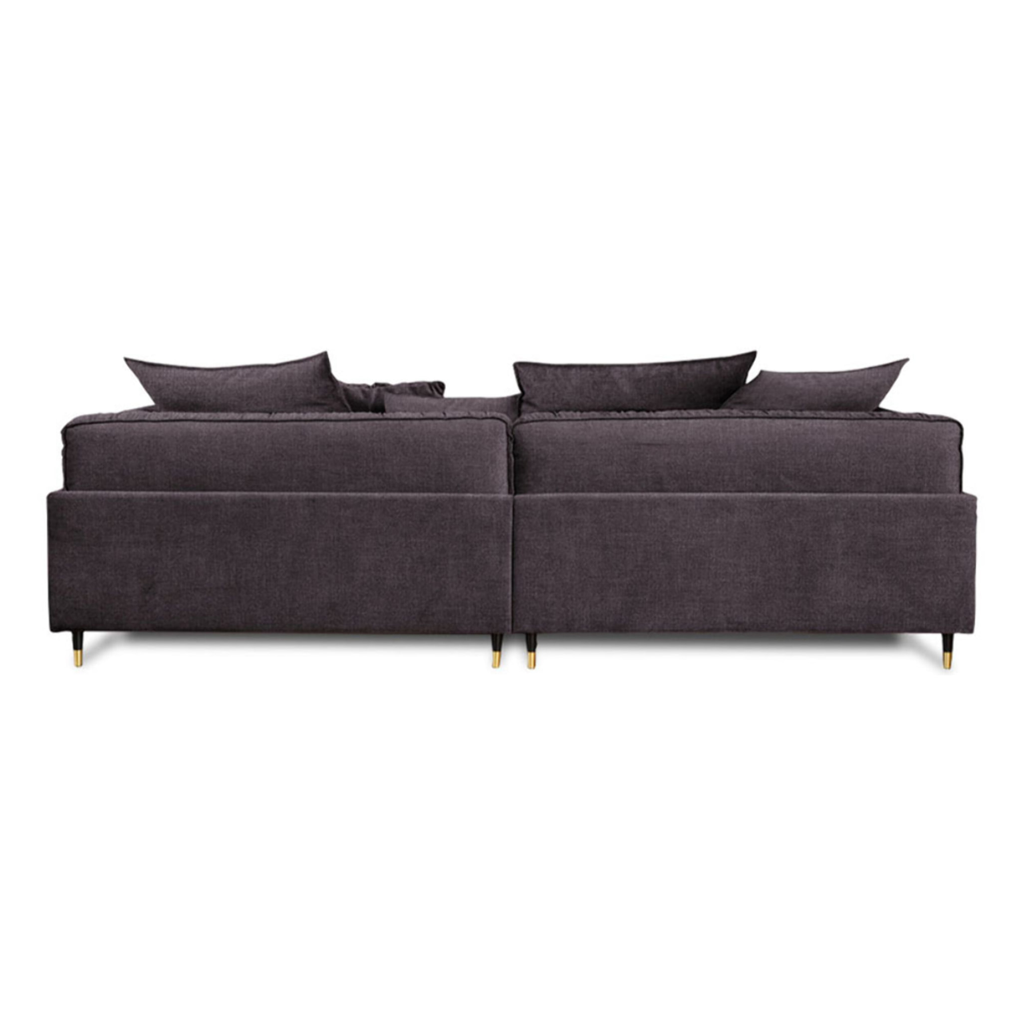 Canapé Droit Velours Fiorenzo - 4 places