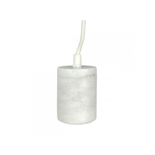 Suspension lumineuse en marbre blanc - PRAO 249