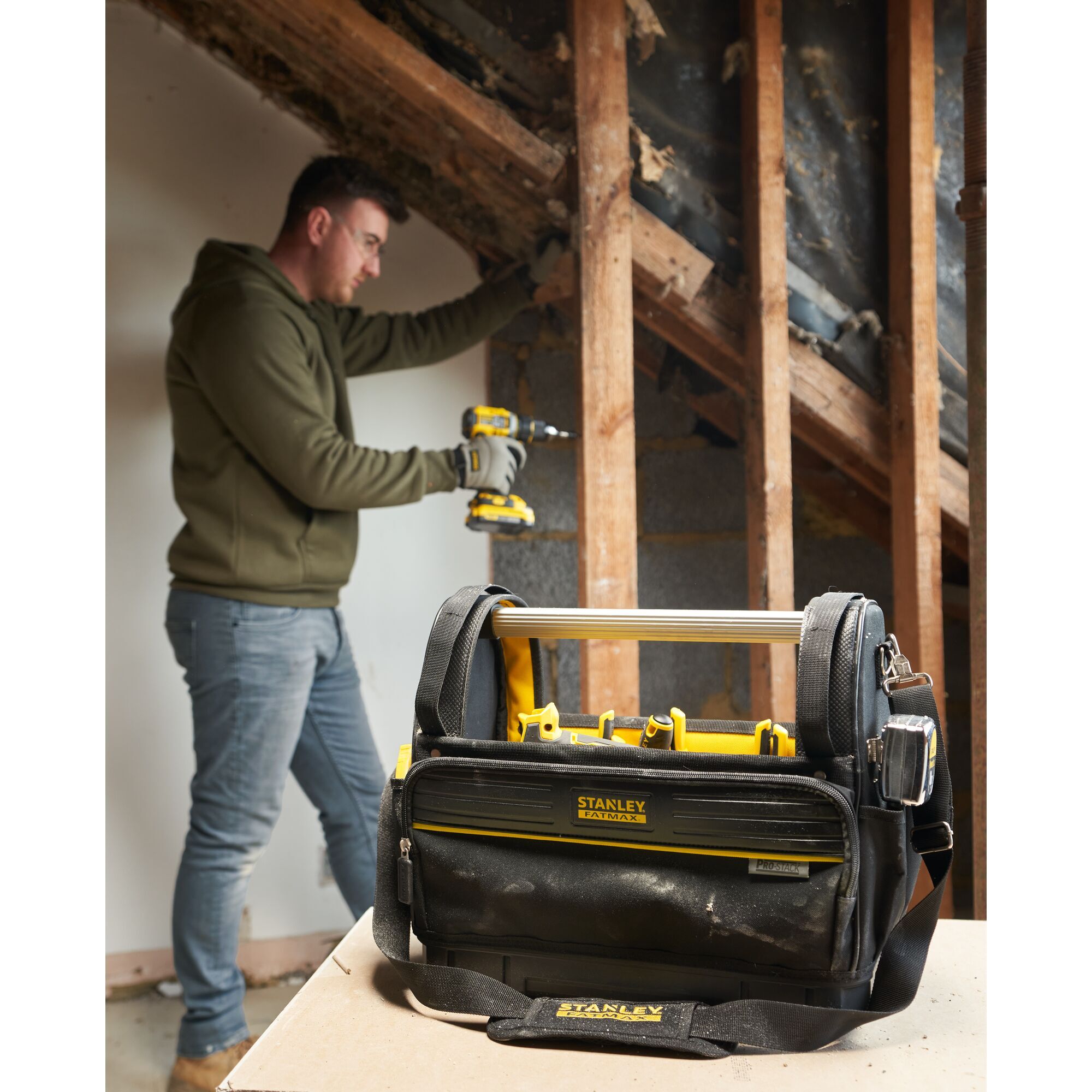 Panier Porte-outils 45 cm PRO-STACK STANLEY FATMAX