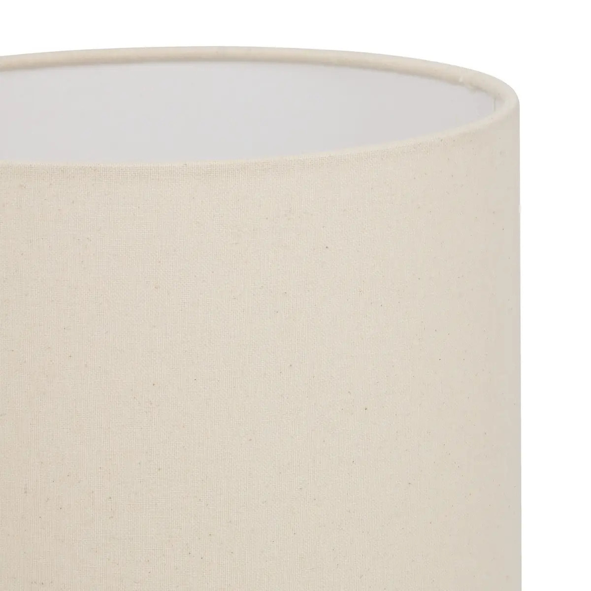 Lampe cylindrique Vilma H.41,5cm vert rayé