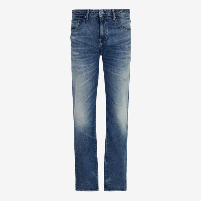 Armani Exchange - Jeans - cotone - blu denim
