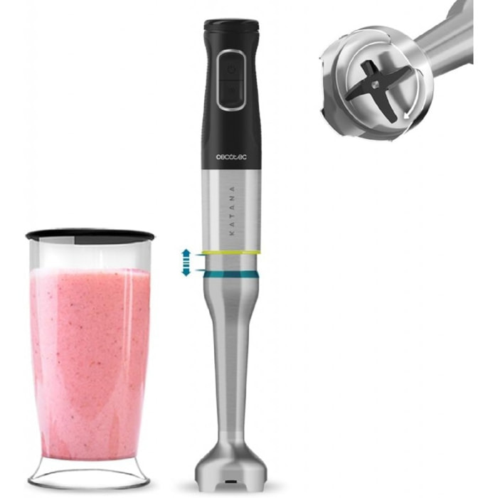Cecotec Mixeur plongeant Katana 15 Jar B