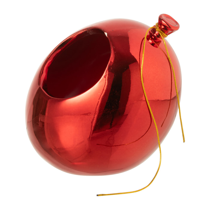 J-Line cache-pot Ballon - céramique - rouge - small