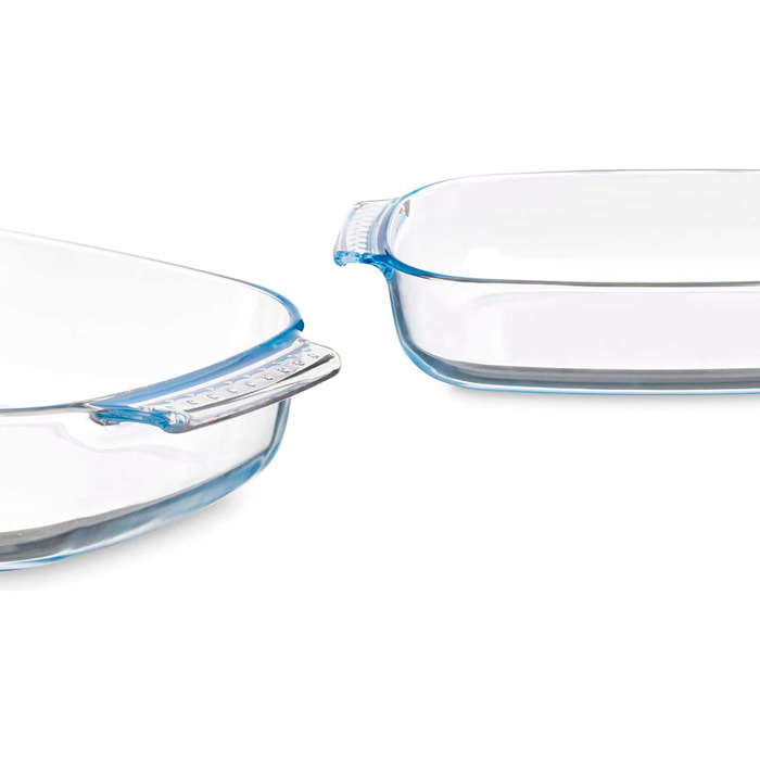 BANDEJA BOROSILICATO RECTANGULAR ASAS 3800ML