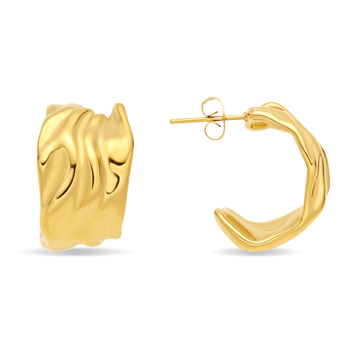 Pendientes Deurisk acabado oro amarillo 18k