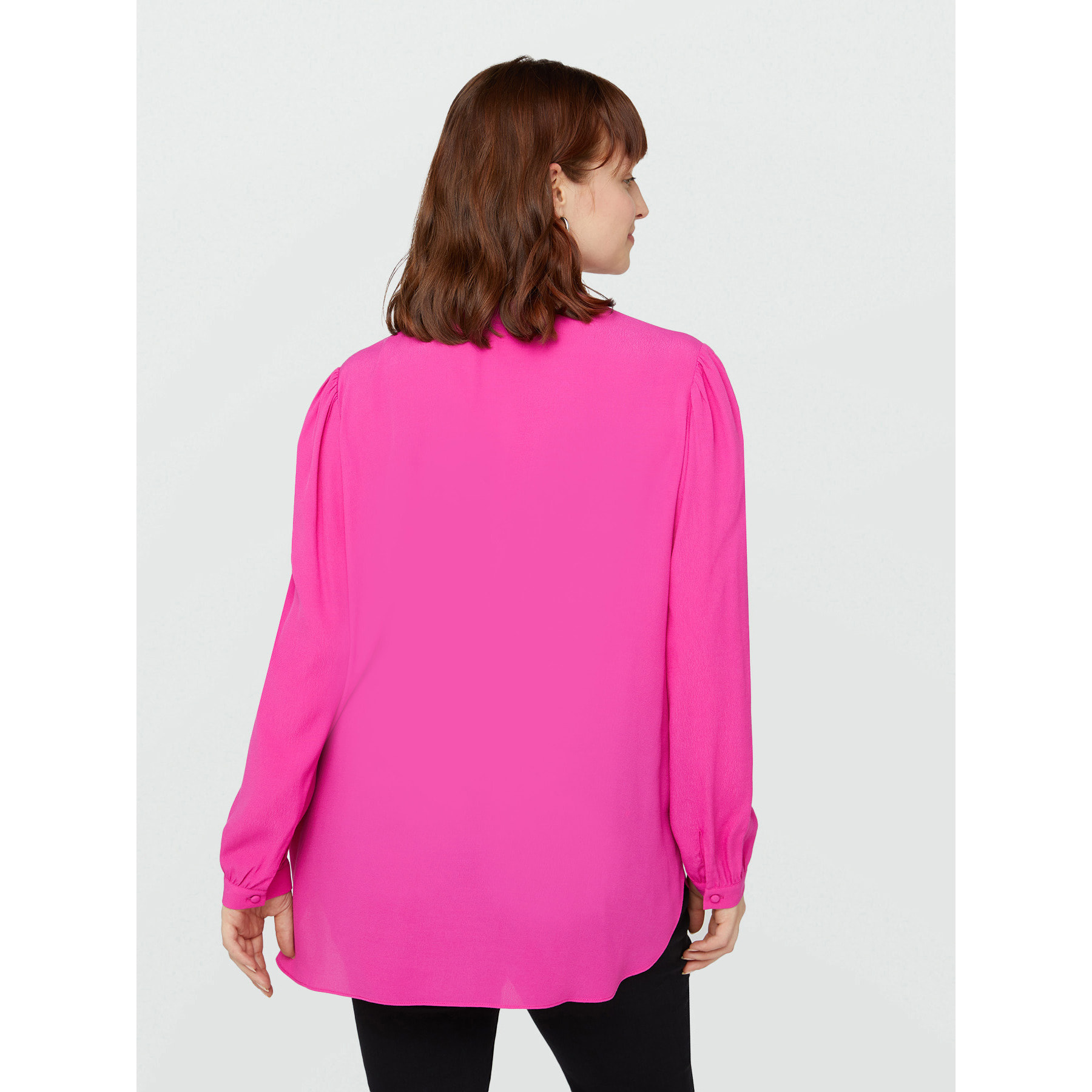 Fiorella Rubino - Blusa de viscosa LENZING™ ECOVERO™ - Fuchsia