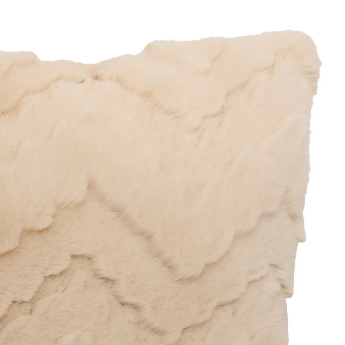 Coussin Nalia carré 45x45cm beige