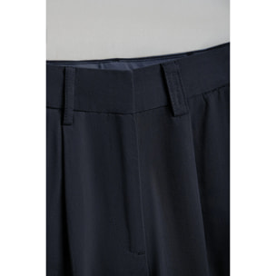 Pantaloncini Menfis in twill blu marino con dettagli Polo Club