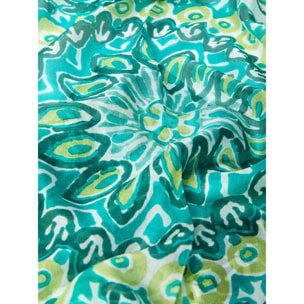 Fiorella Rubino - Foulard estampado en seda - Verde