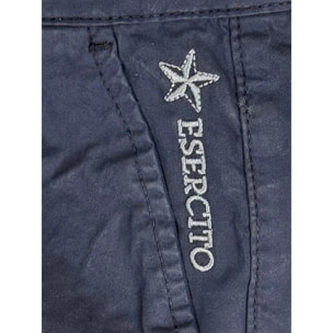 Bermuda Esercito in cotone blu uomo