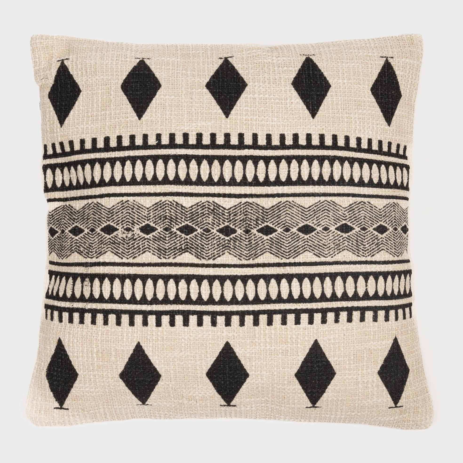 Cojín cuadrante algodón Fauno 45x45 - funda + relleno