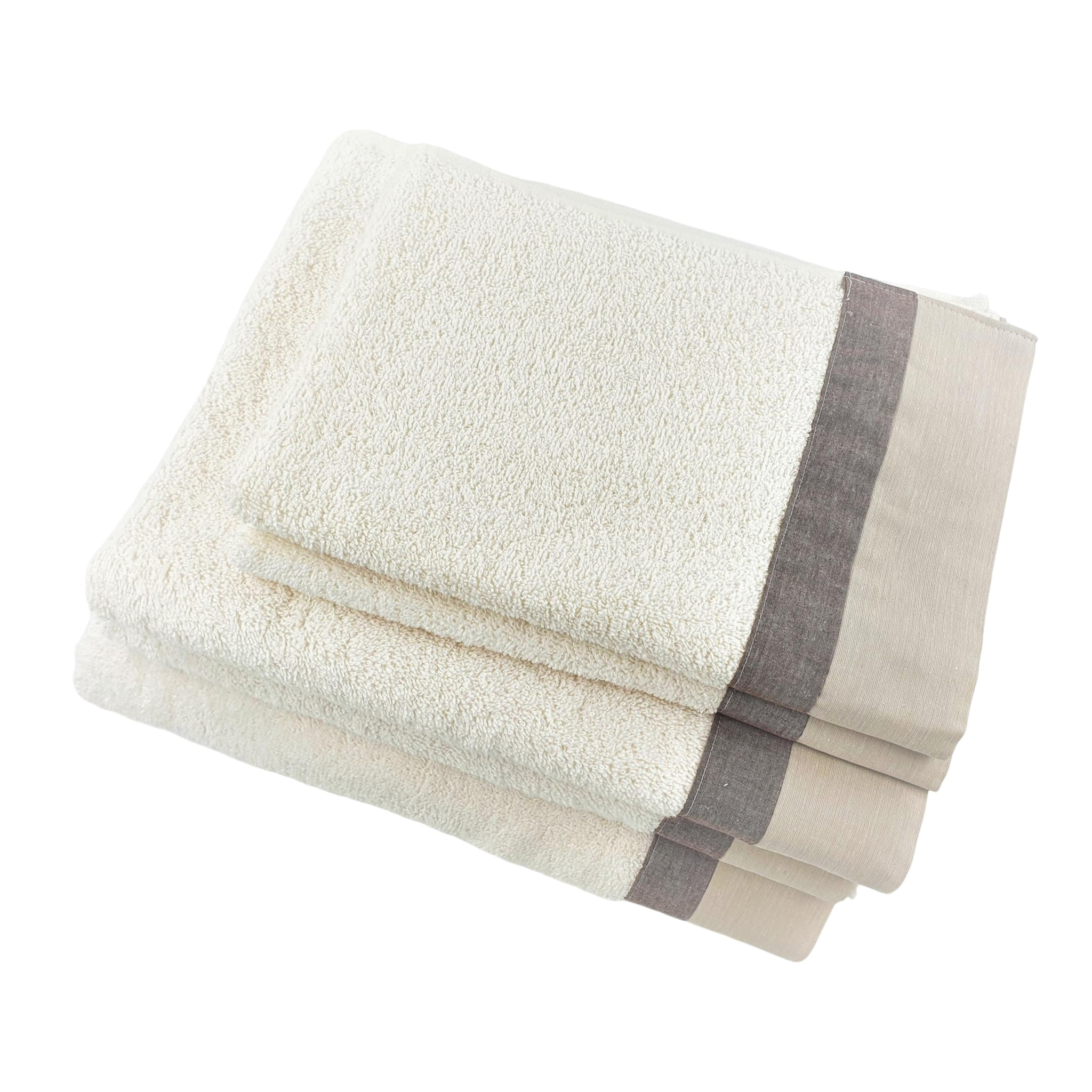 Set Spugna VARAZZE 5 Pezzi: 2 Viso+2 Ospite + 1 Telo Bagno - 450 gr/m² - 100% Puro Cotone