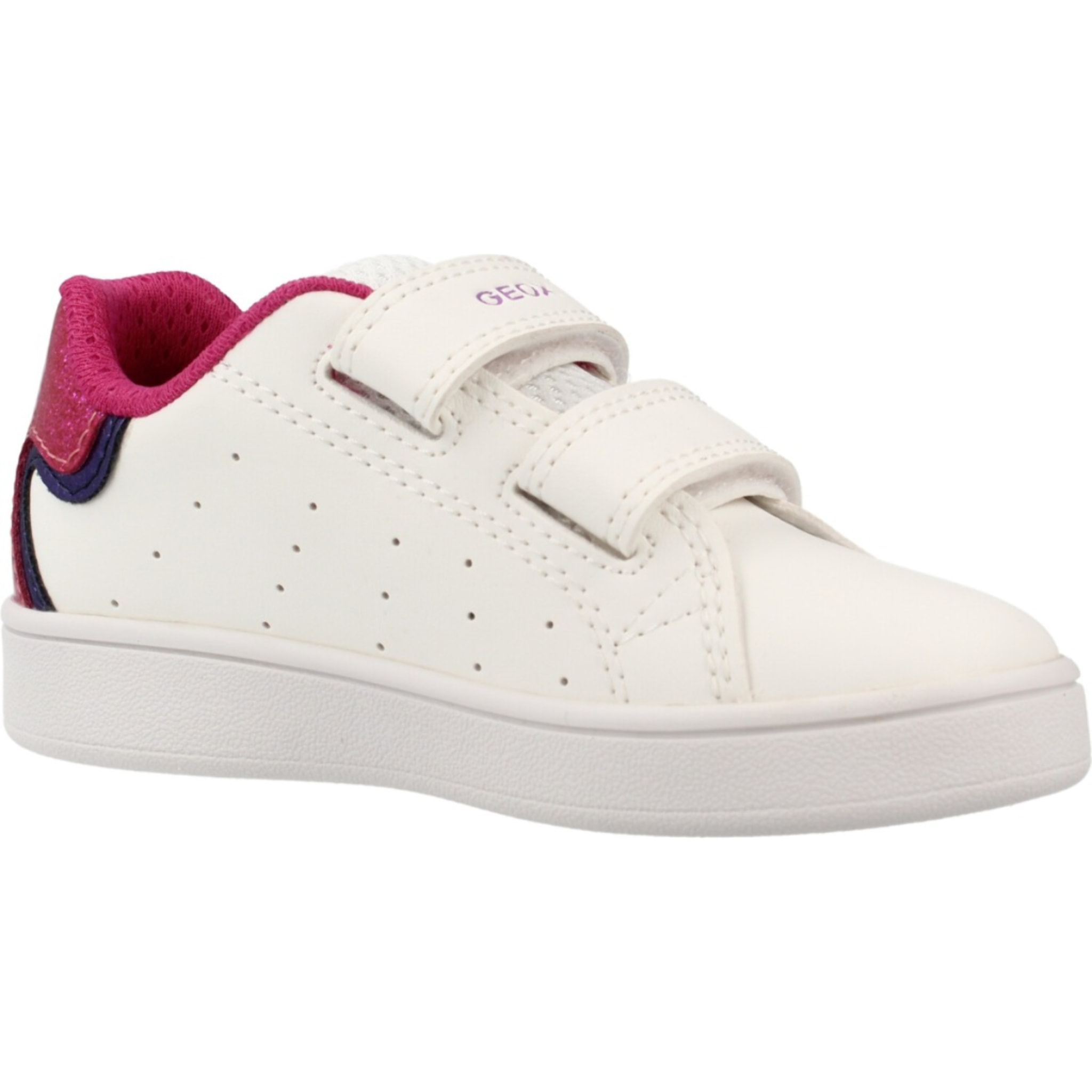 Zapatillas Niña de la marca GEOX  modelo B365MA 0BCKC BLANCO