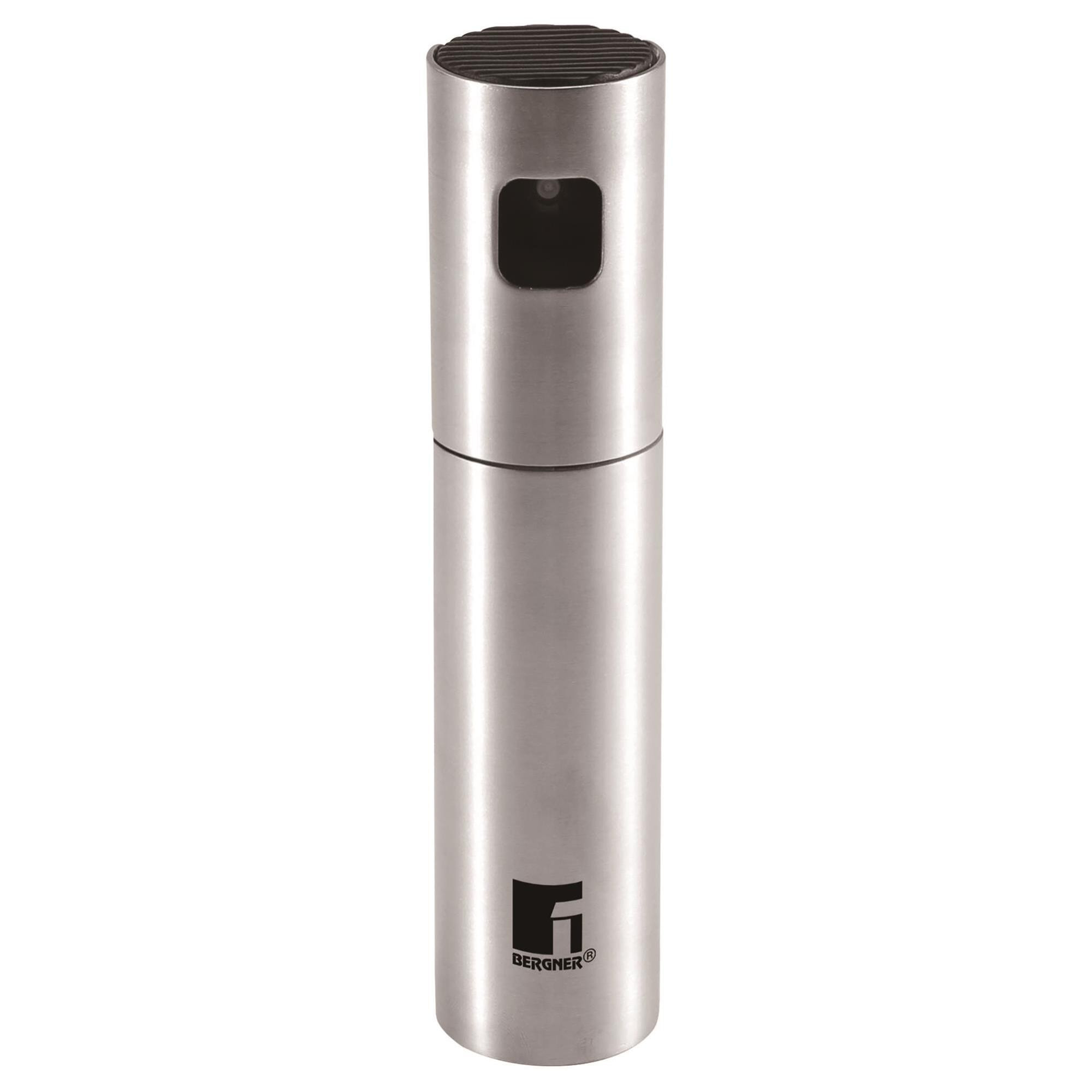 pulverizador de aceite y vinagre ø4x17,5cm en acero inoxidable