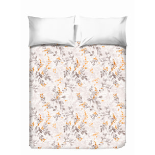 Copriletto di cotone Vittoria ocra