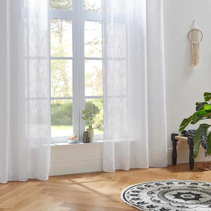 Voilage "Alton" blanc 140x240cm
