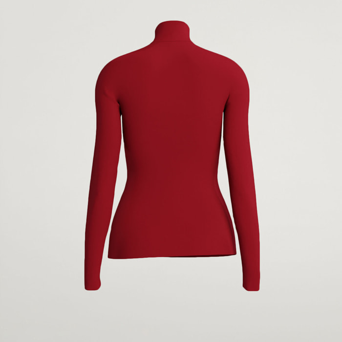 Top a maniche lunghe a collo alto Turtleneck Top Long Sleeves
