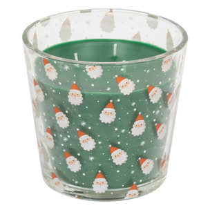 Bougie parfumée 500g verre imprimé box présentoir assorti