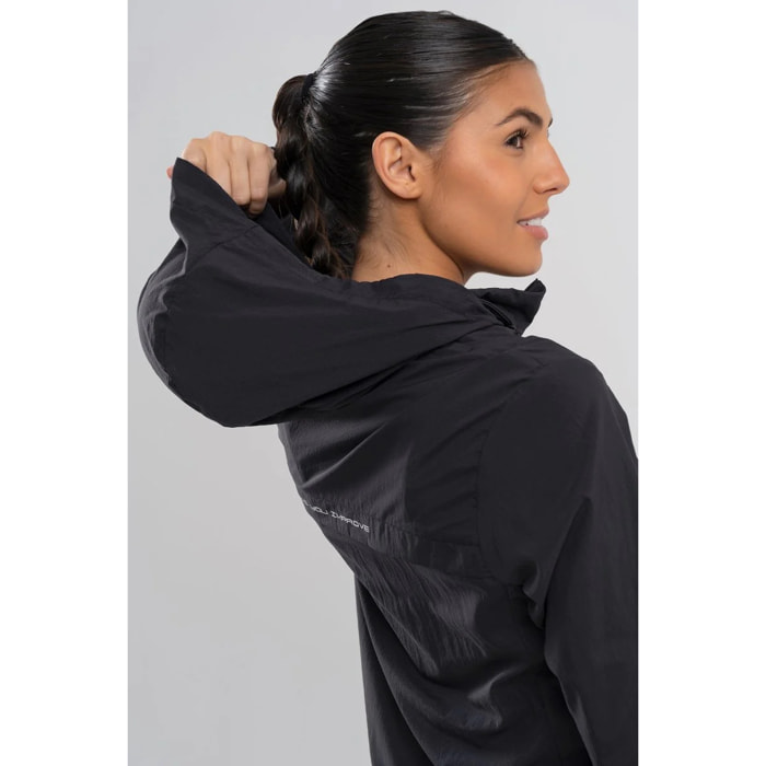 Cortavientos mujer TEAM negro