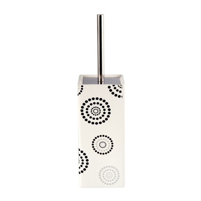 Brosse wc avec support Céramique DOTS à  Motifs MSV