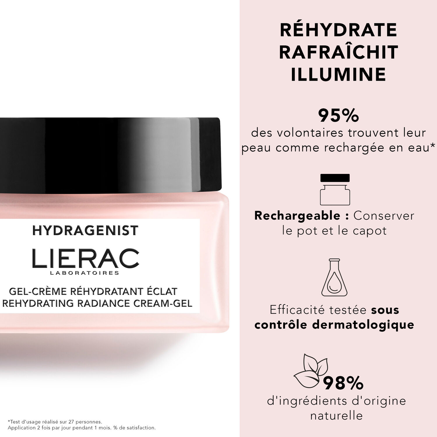 Hydragenist - Le Gel-Crème Réhydratant Éclat 50 ml
