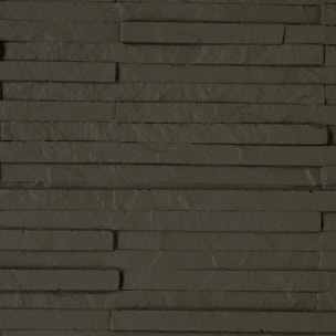 Sticker mural effet ardoise Cary gris foncé 58x28cm