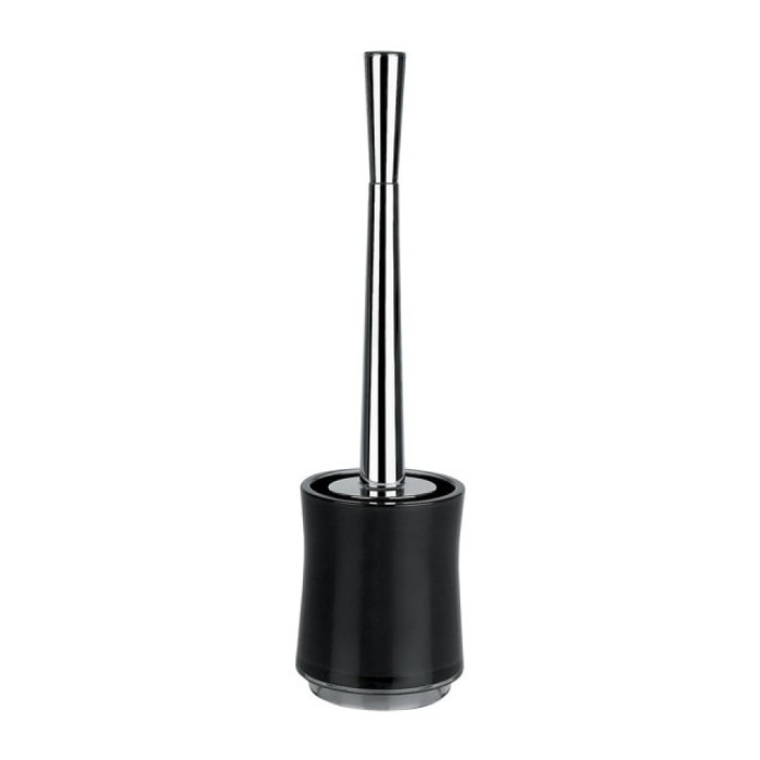 Brosse Wc avec support Acrylique SYDNEY Noir Spirella