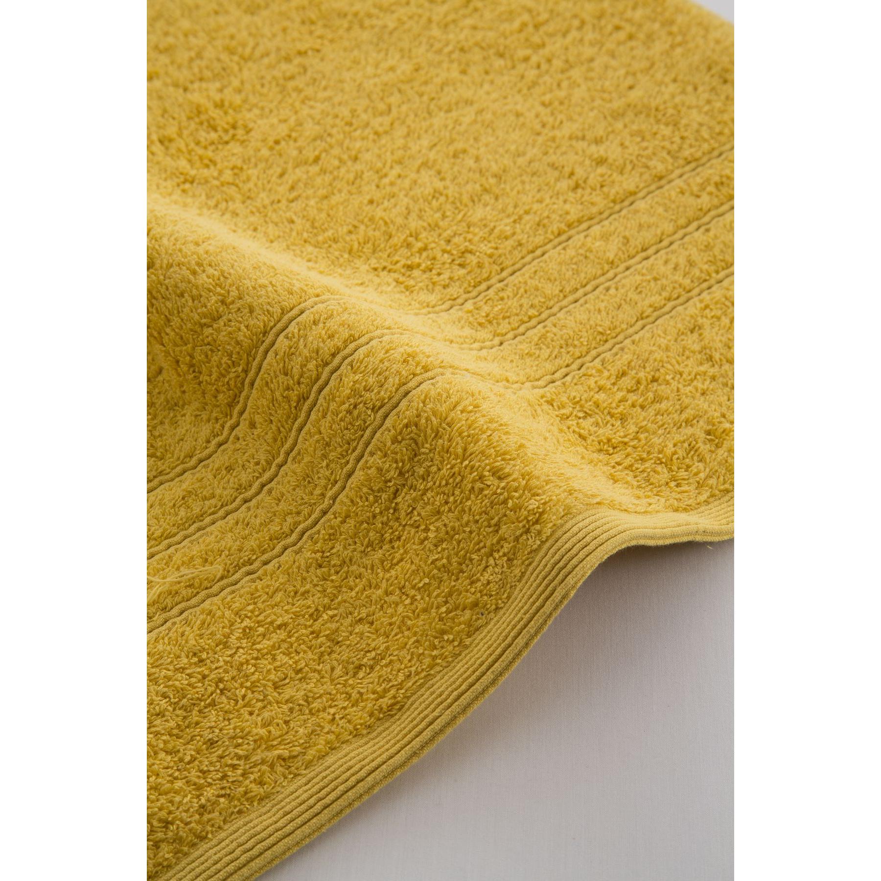 Set de 3 serviettes en coton 700 gr/m2 couleur Jaune