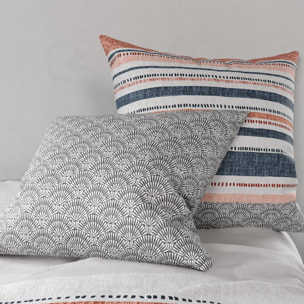 Parure housse de couette 3pcs 100% coton 57fils chakra