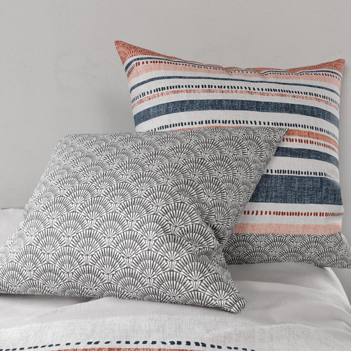 Parure housse de couette 3pcs 100% coton 57fils chakra