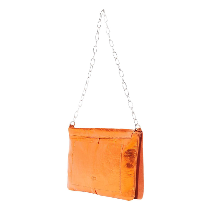 Bolso de hombro Net2 - cuero - naranja