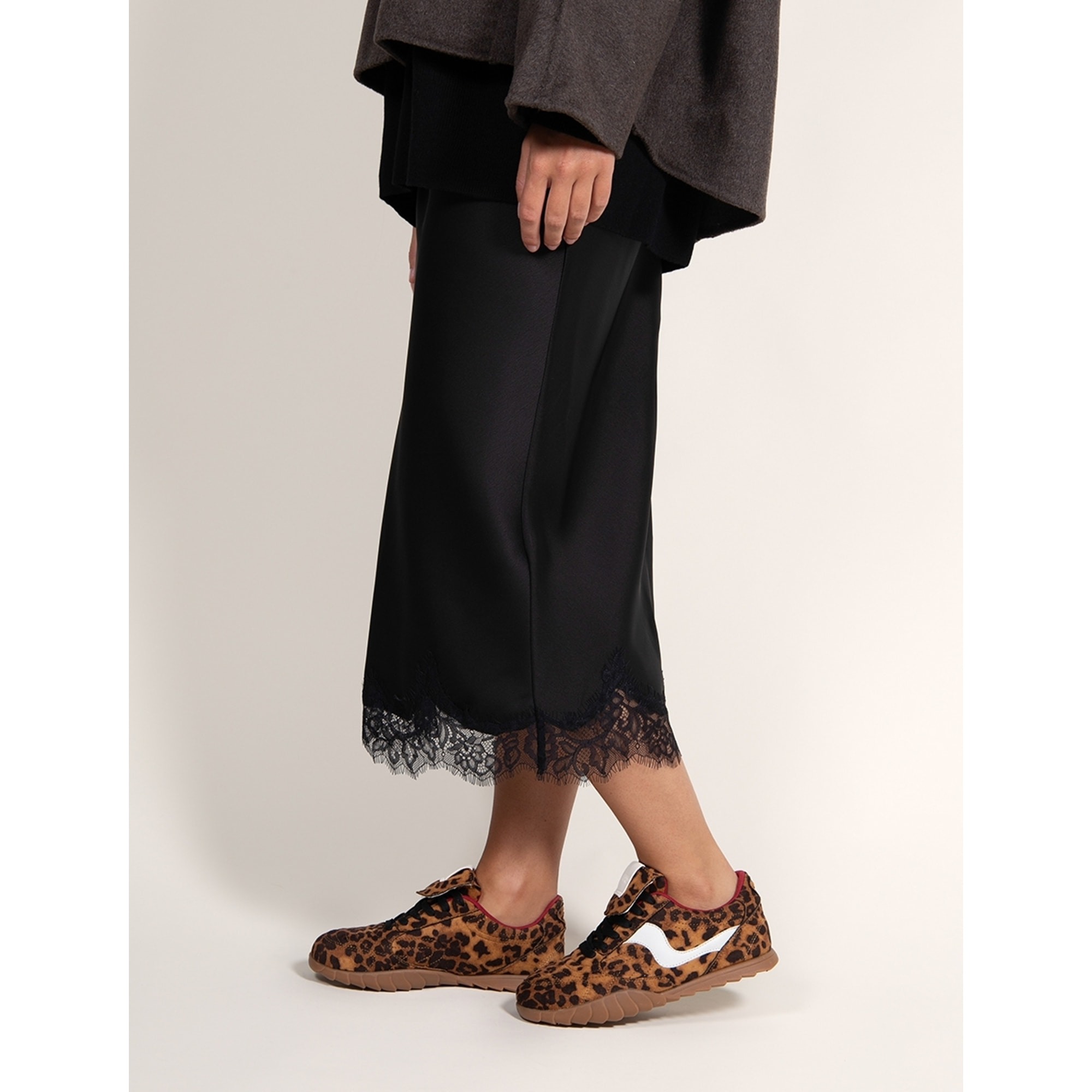 Deportivos de Tejido - Leopardo - Tacón: Bajo