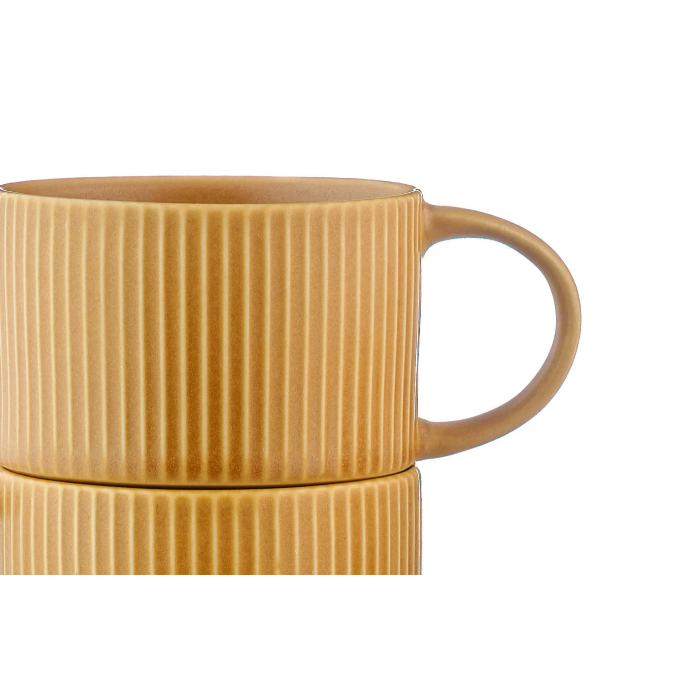 Tasse SCANDI 15cl et soucoupe Ø12cm - 8 pièces - Ocre