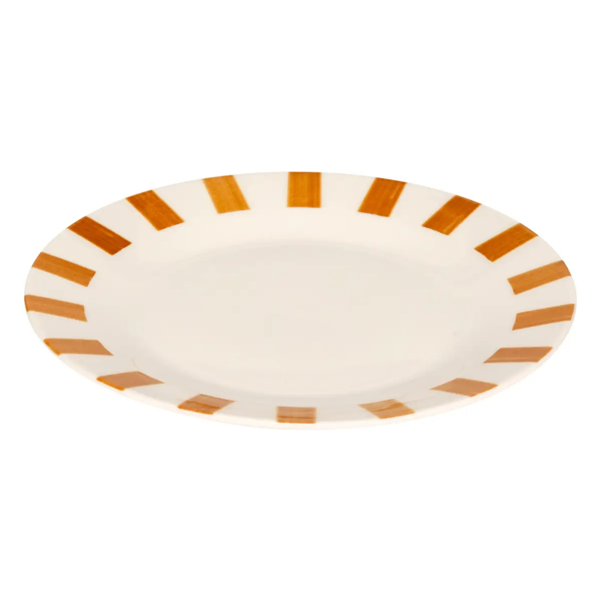 Lot de 6 assiettes dessert Cheri jaune D19xH1,8cm