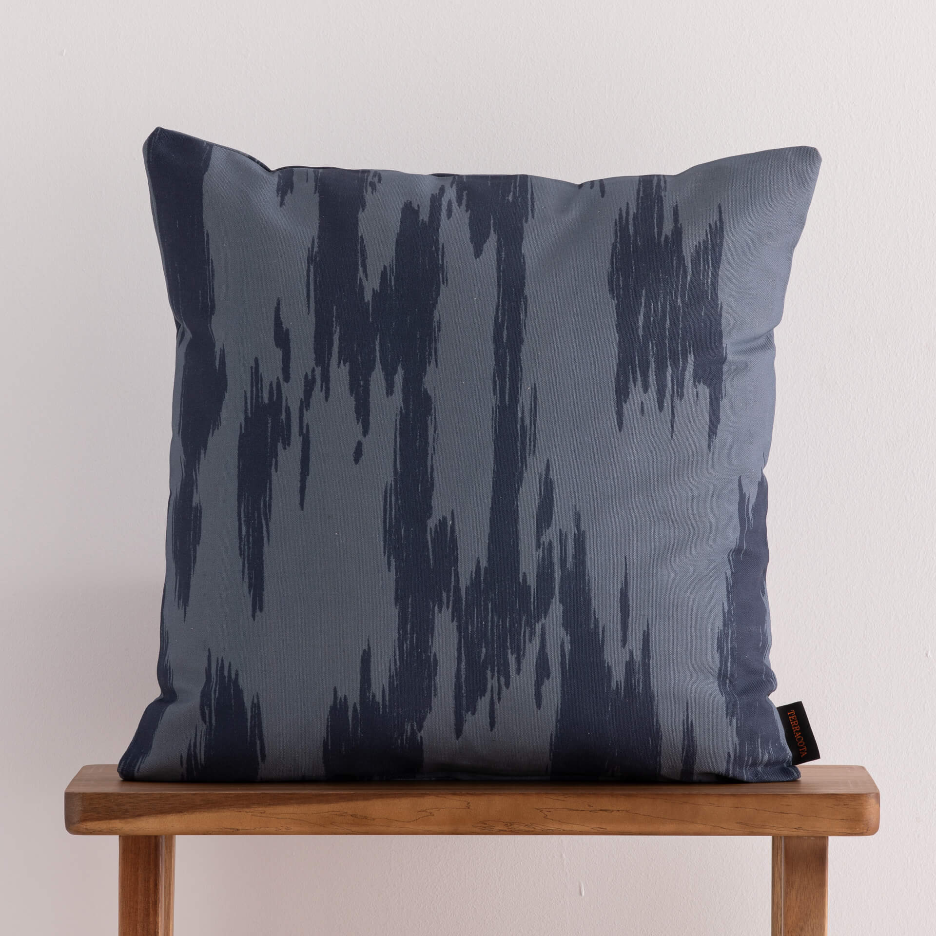 Housse de coussin en 100% coton 50x50 cm Mahón Bleu Marine A